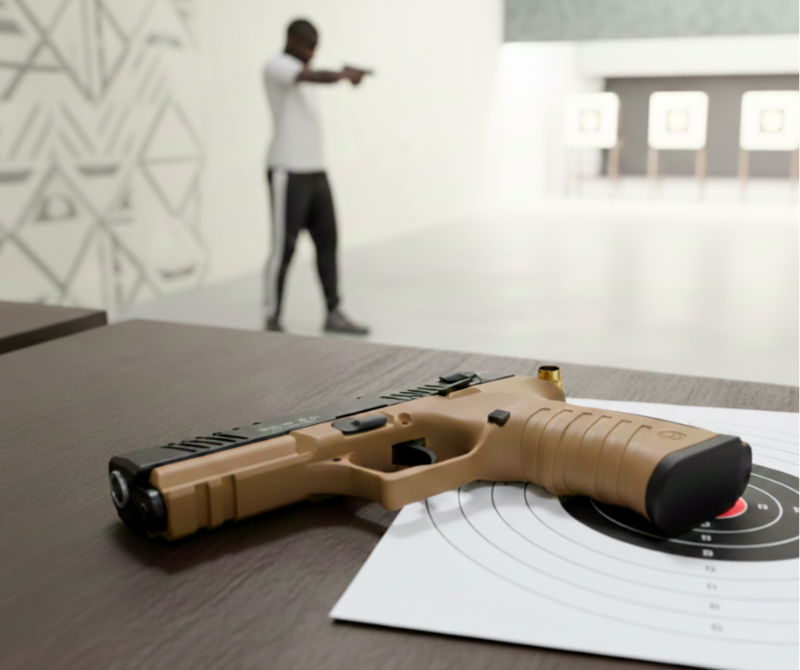 Blow TR92K Black/Brown Blank-Firing Training Tool | Self-Defense Tool | Black/Brown